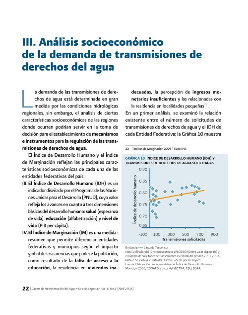 La demanda de transmisiÃ³n de derechos de agua en ... - CONAGUA