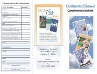 Complimentary Booklets - Guideposts Foundation