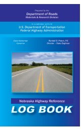 Log Book - Nebraska Department of Roads