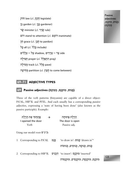 Modern Hebrew: An Essential Grammar