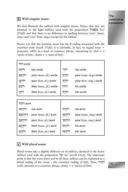 Modern Hebrew: An Essential Grammar