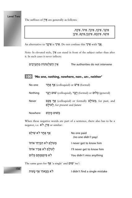 Modern Hebrew: An Essential Grammar