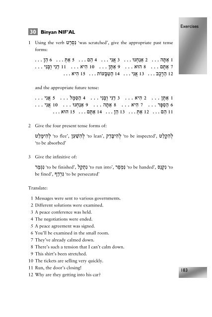 Modern Hebrew: An Essential Grammar