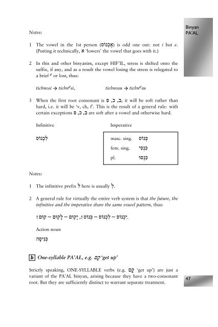 Modern Hebrew: An Essential Grammar