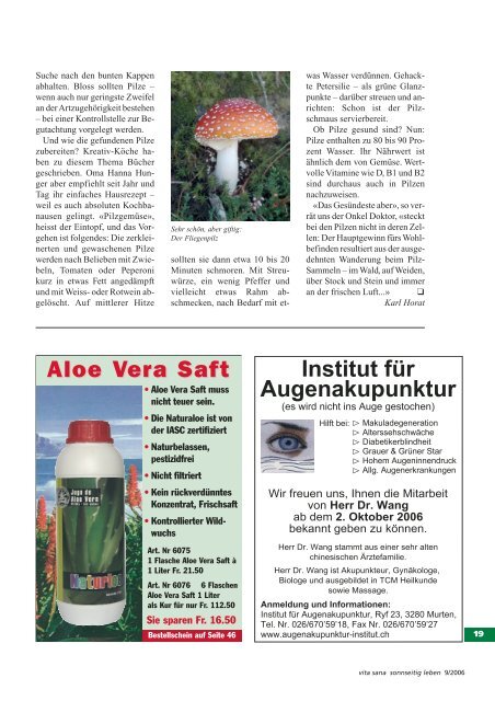 Die vollständige Oktober Ausgabe als Acrobat PDF - vita sana Gmbh