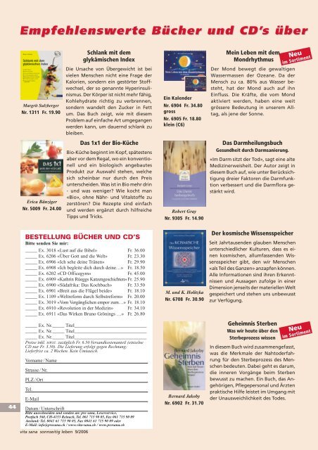 Die vollständige Oktober Ausgabe als Acrobat PDF - vita sana Gmbh