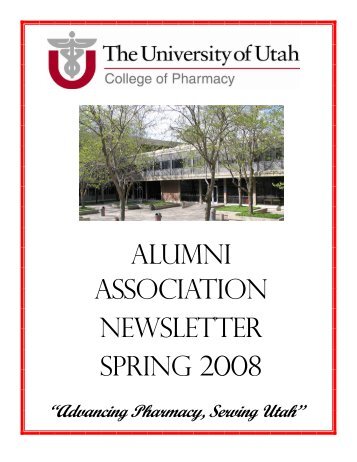 ALuMNI ASSOCIATION NEWSLETTER SPRING 2008 - University of ...