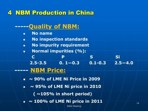 NBM Production By Smelting Lateritic Nickel Ore - International ...