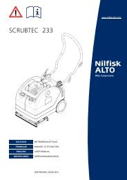 SCRUBTEC 233 - Nilfisk PARTS - Nilfisk-Advance