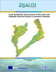 Land Suitability Assessment of the Juba and Shabelle ... - swalim