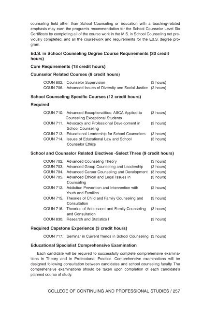 Atlanta Campus Catalog 2011-2012 - Mercer University