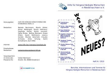 Hilfe für hörgeschädigte Menschen in Niedersachsen e.V.