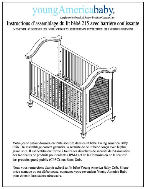 L:Instruction Sheetsâ-216 Generic Crib ... - Stanley Furniture