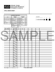 VITAL SIGNS SHEET