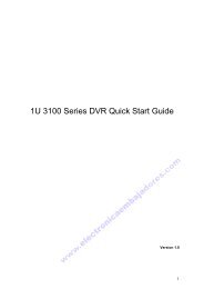 1U 3100 Series DVR Quick Start Guide