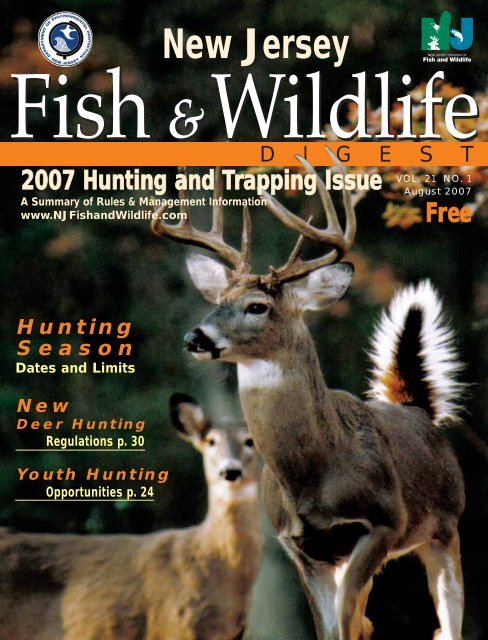 2007 NJ hunting digest web version - State of New Jersey