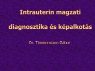 Intrauterin magzati diagnosztika Ã©s kÃ©palkotÃ¡s - Dr. Timmermann ...