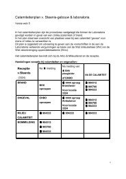 Calamiteitenplan v. Steenis-gebouw & laboratoria