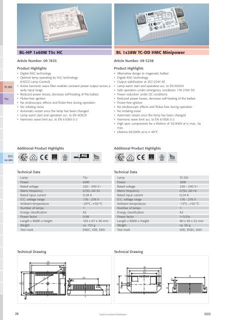 Lighting Electronics | 2007/08 - National Lamps and Components