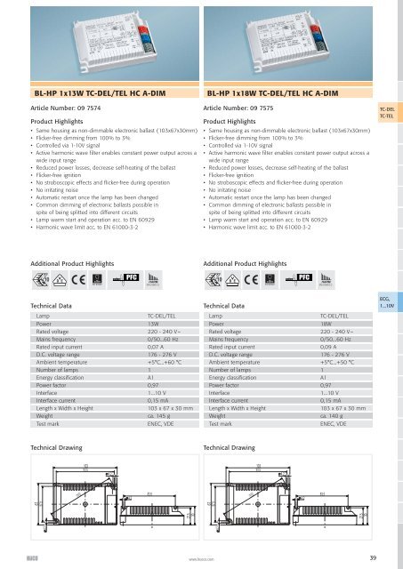 Lighting Electronics | 2007/08 - National Lamps and Components