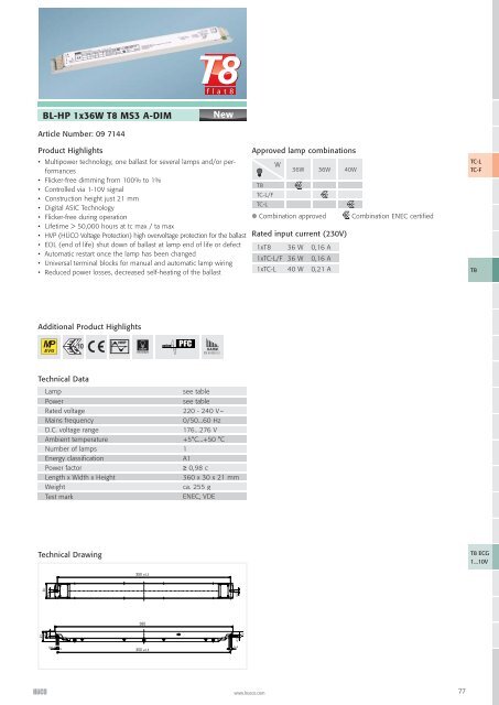 Lighting Electronics | 2007/08 - National Lamps and Components