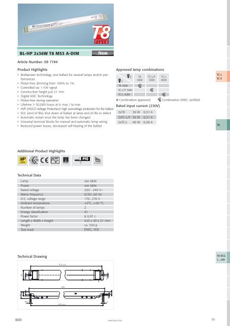 Lighting Electronics | 2007/08 - National Lamps and Components