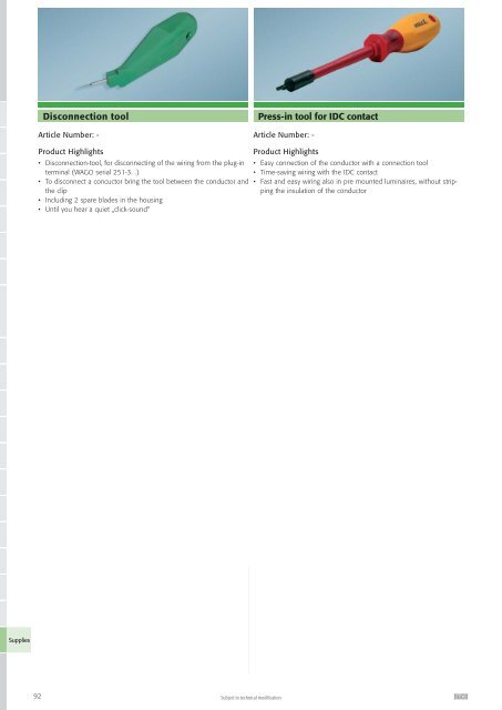 Lighting Electronics | 2007/08 - National Lamps and Components