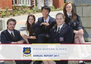 annual report 2011 - Perth Modern School