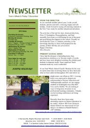 Newsletter Term 4 Week 9 - Samford Valley Steiner School