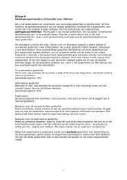 Bijlage D Informatie gedragsexperimenten - Psychologen praktijk ...