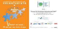 invito programma Premio del Volontariato Internazionale - Anima