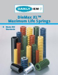 DieMax XLâ¢ Maximum Life Springs - Danly IEM