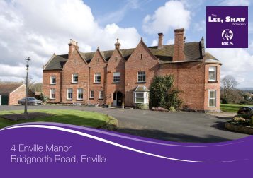 4 Enville Manor Bridgnorth Road, Enville - Lee Shaw Partnership