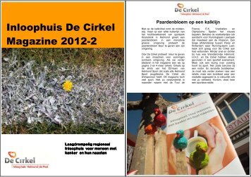 Inloophuis De Cirkel Magazine 2012-2