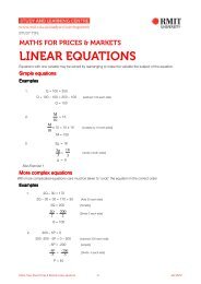 LINEAR EQUATIONS