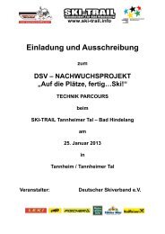 Download Ausschreibung - SKI-TRAIL Tannheimer Tal