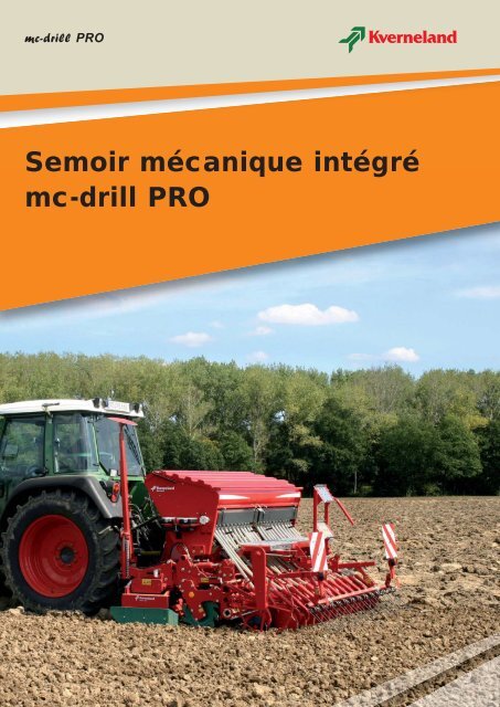 Semoir mÃ©canique intÃ©grÃ© mc-drill PRO