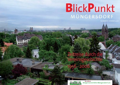 Blickpunkt - Bürgerverein Köln-Müngersdorf ev