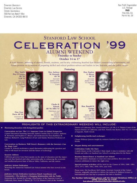 Summer 1999 – Issue 55 - Stanford Lawyer - Stanford University