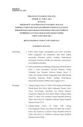 salinan nomor 21/e, 2011 peraturan walikota malang nomor 26 ...