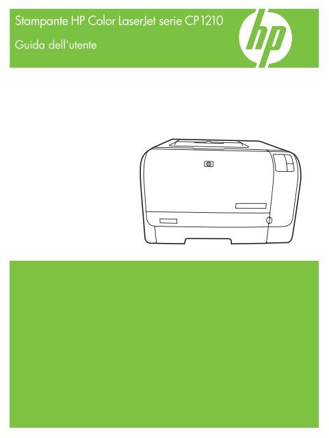HP Color LaserJet CP1210 Series Printer User Guide - ITWW