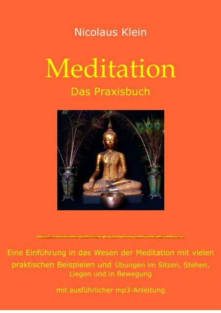Meditation, das Praxisbuch - Nicolaus Klein