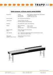 Roller conveyor, ÃƒÂƒÃ‚Â¸ 40 mm, gravity, series 9rfg040s