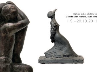 Barbara Babo, Skulpturen Galerie Ellen Richard ... - ellenrich-art.ch