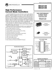 MC34129 MC33129 High Performance Current Mode Controllers