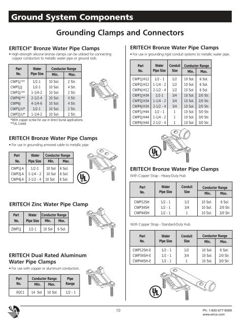 Grounding Products and Systems - Elec.ru