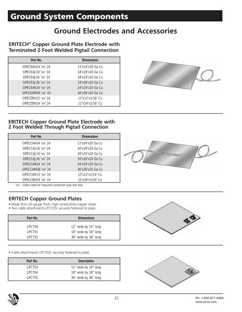 Grounding Products and Systems - Elec.ru