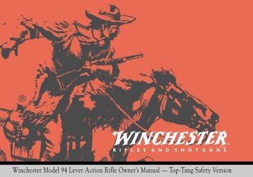 Winchester Model 94 Lever Action Rifle Owner's Manual â Top ...