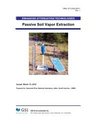 Passive Soil Vapor Extraction - GSI Environmental Inc.