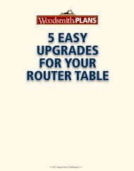 5 EASY UPGRADES FOR YOUR ROUTER TABLE - Woodsmith Shop